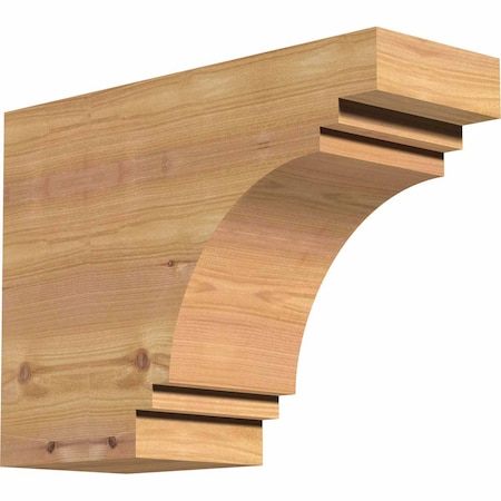 Ekena Millwork Pescadero Smooth Rafter Tail, Western Red Cedar, 5 1/2"W x 12"H x 16"L RFT06X12X16PEC00SWR